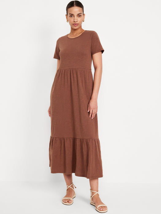 Tiered Midi Dress