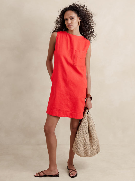 Hemp-Cotton Shift Dress