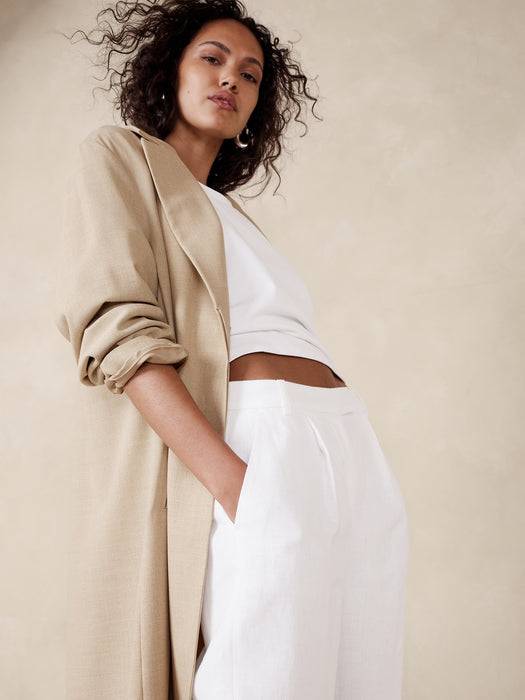 Lina Straight Linen Pant