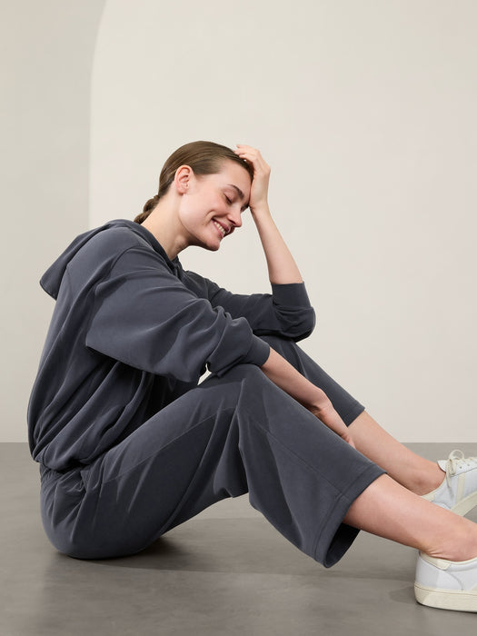 Seasoft Mid Rise Straight Crop