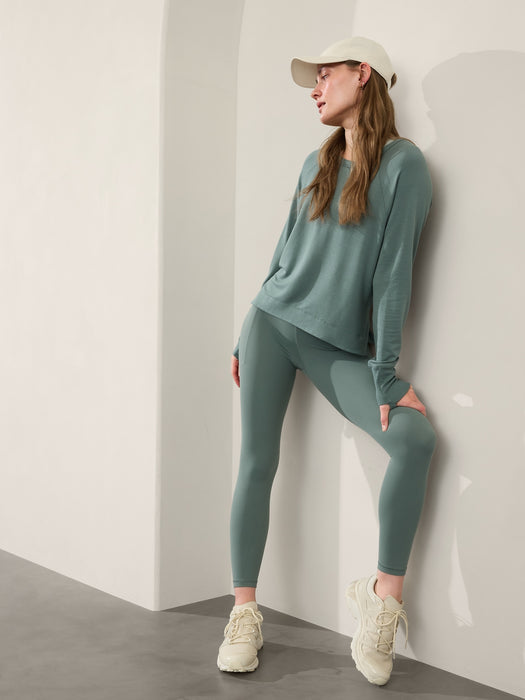 Coaster Luxe Recover High Hip Sweatshirt