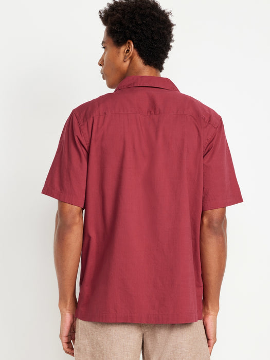 Short-Sleeve Camp Shirt