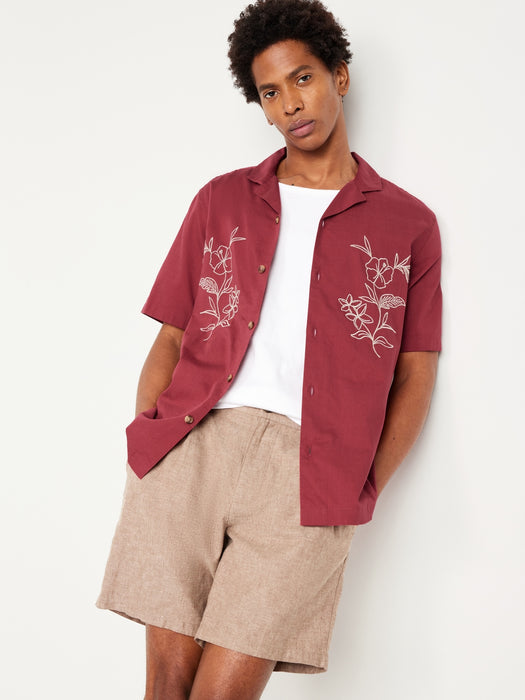 Short-Sleeve Camp Shirt