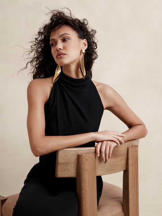 Wave Statement Earrings by Aureus + Argent
