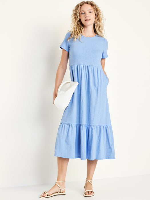 Tiered Midi Dress