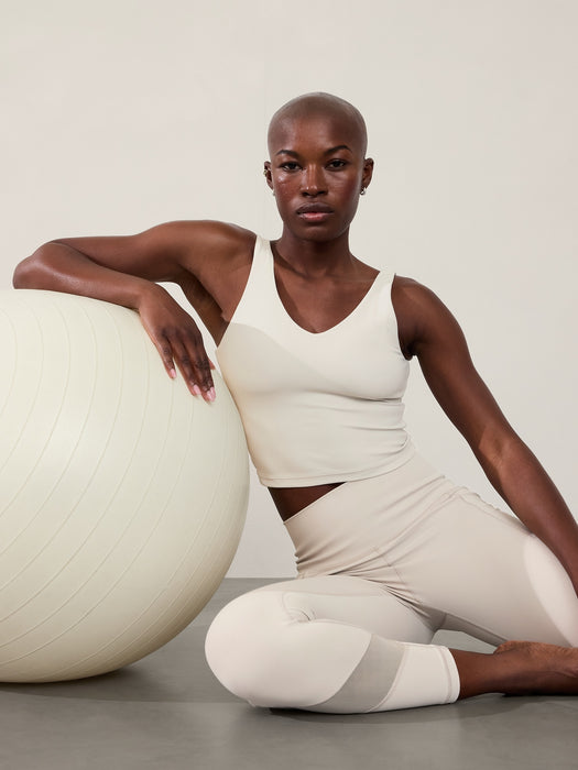 Transcend V-Neck Crop Bra A-C