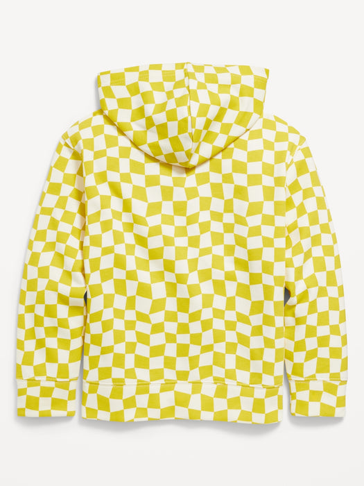 Printed Zip-Front Hoodie for Boys