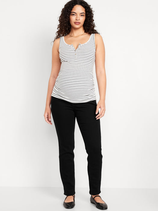 Maternity Full-Panel Wow Straight Jeans