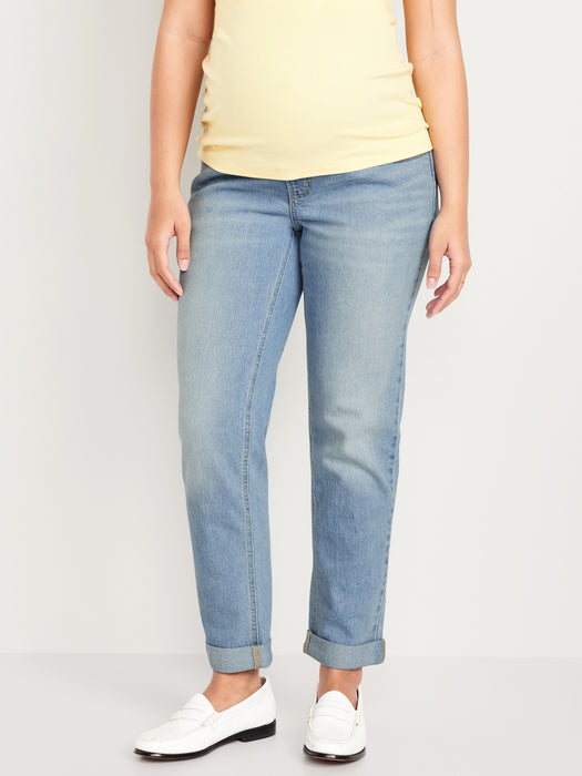 Maternity Full-Panel Wow Boyfriend Jeans
