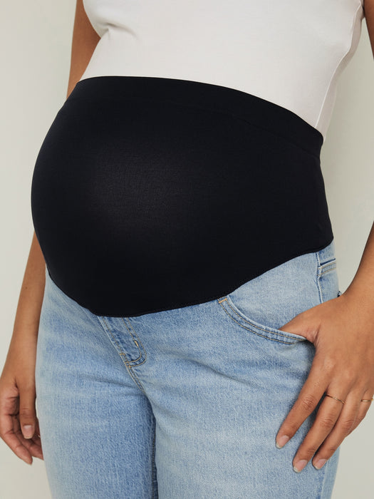 Maternity Full-Panel Wow Boyfriend Jeans