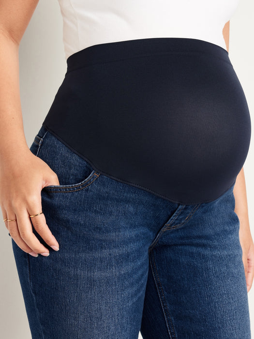 Maternity Full-Panel Wow Boyfriend Jeans
