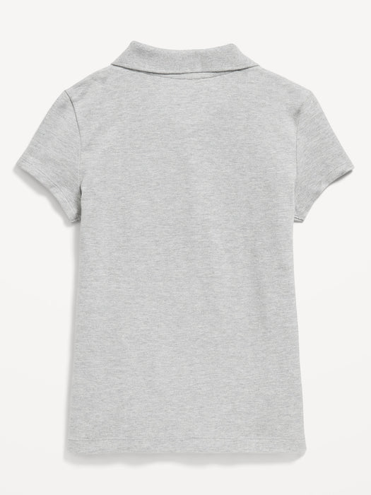 Uniform Pique Polo Shirt for Girls