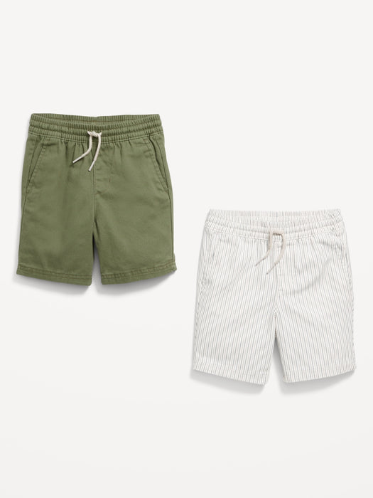 Pull-On Shorts 2-Pack for Toddler Boys