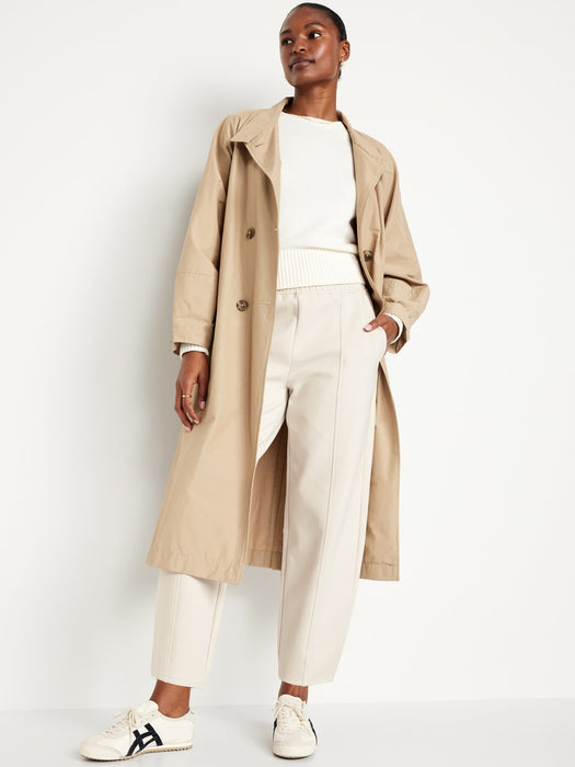 High-Waisted Dynamic Fleece Barrel-Leg Sweatpants