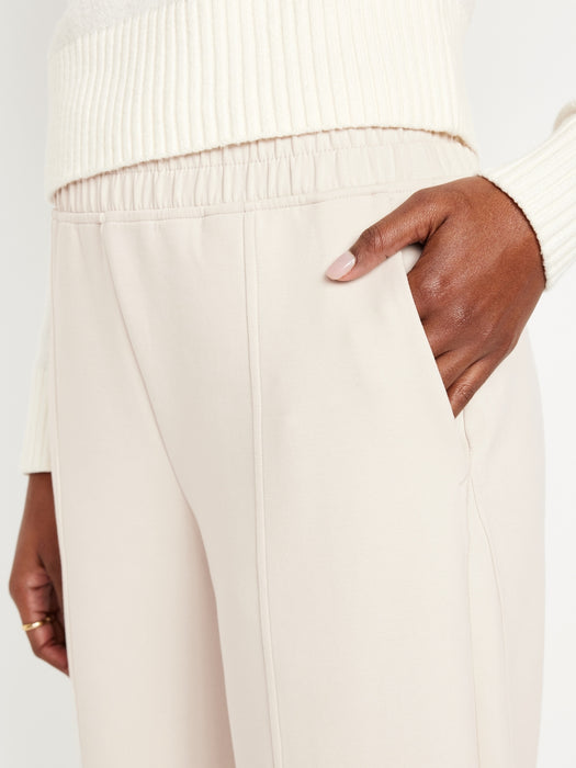 High-Waisted Dynamic Fleece Barrel-Leg Sweatpants
