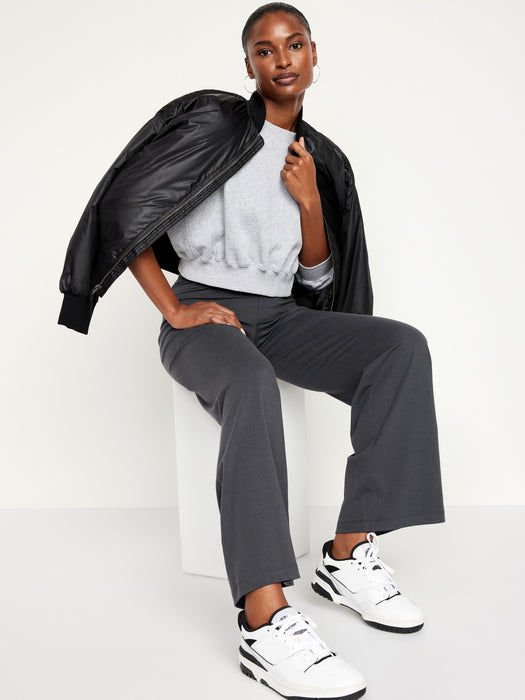 High-Waisted Fashion Wide-Leg Leggings