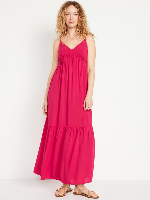 Tiered Maxi Swing Dress