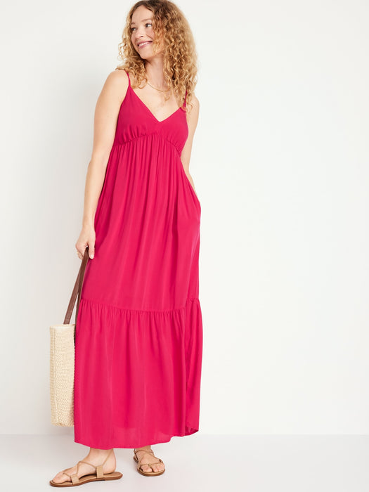 Tiered Maxi Swing Dress