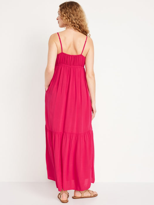 Tiered Maxi Swing Dress