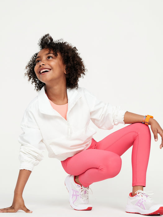 High-Waisted PowerSoft 7/8-Length Performance Leggings for Girls