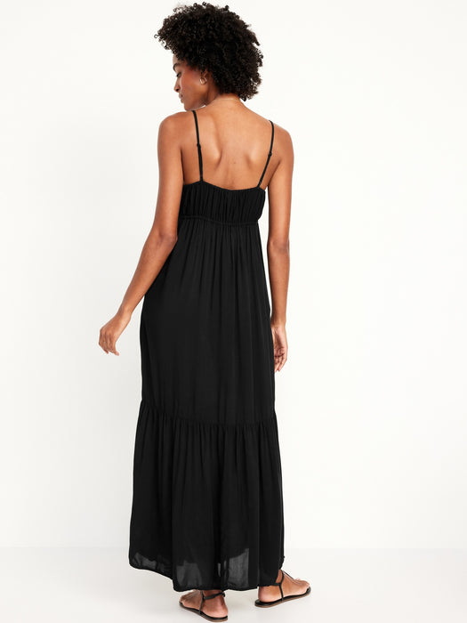Tiered Maxi Swing Dress