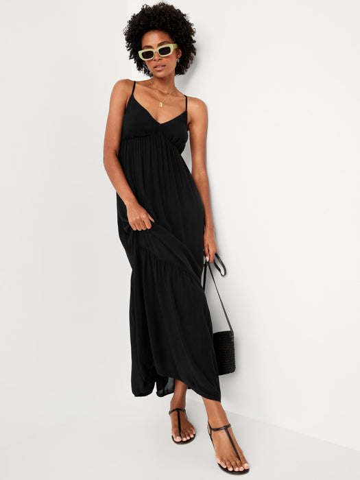 Tiered Maxi Swing Dress