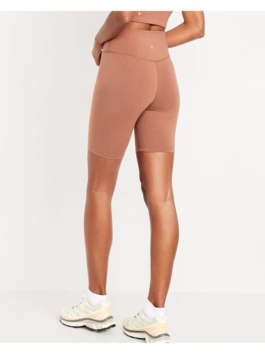 Extra High-Waisted PowerChill Biker Shorts -- 8-inch inseam