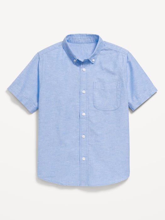 Short-Sleeve Oxford Shirt for Boys