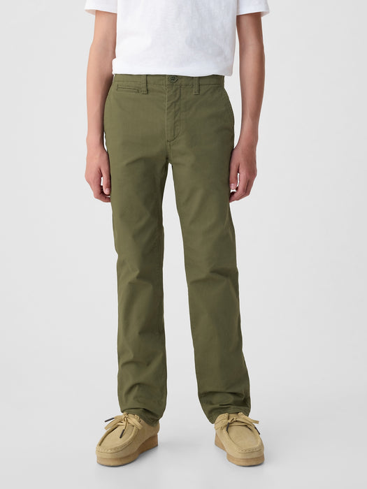 Kids Uniform Straight-Fit Stretch Khakis