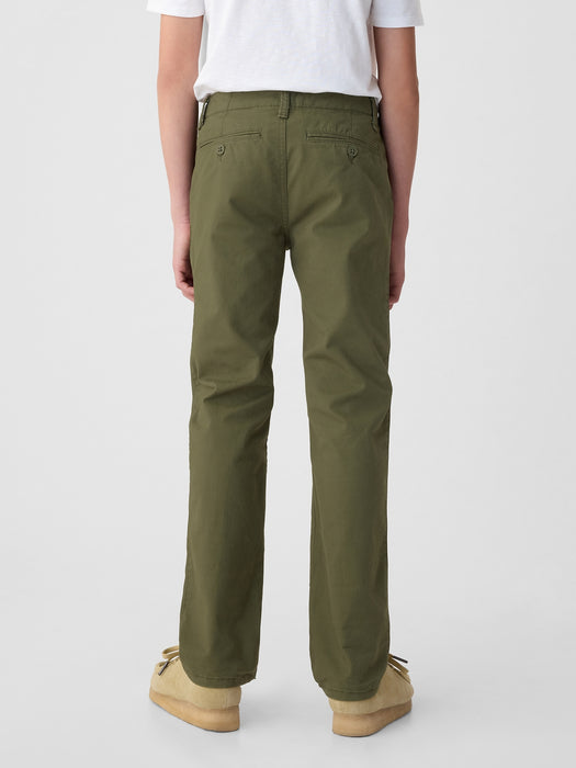 Kids Uniform Straight-Fit Stretch Khakis
