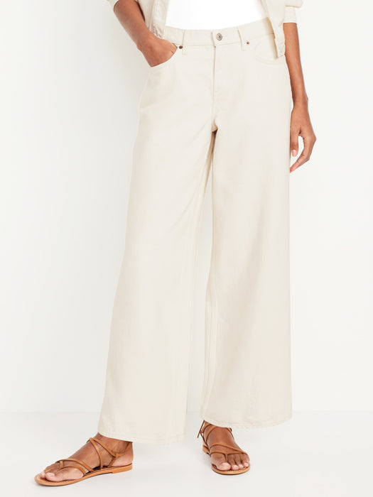 Mid-Rise Baggy Wide-Leg Jeans