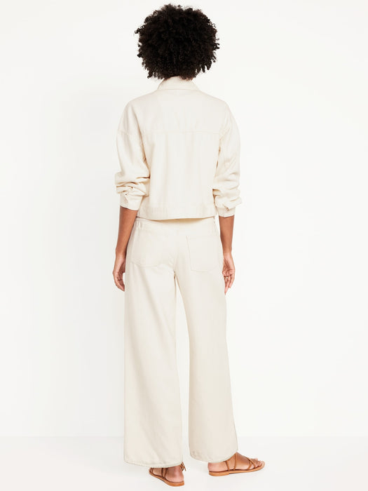 Mid-Rise Baggy Wide-Leg Jeans