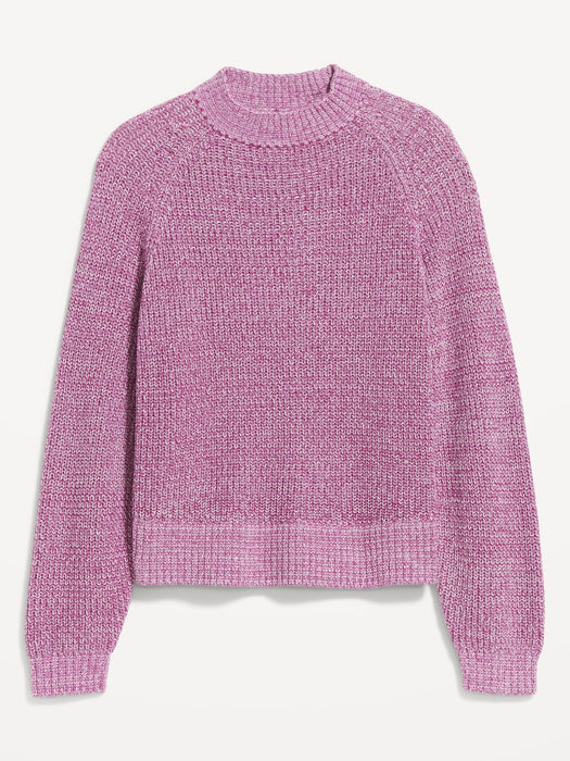 Shaker-Stitch Sweater