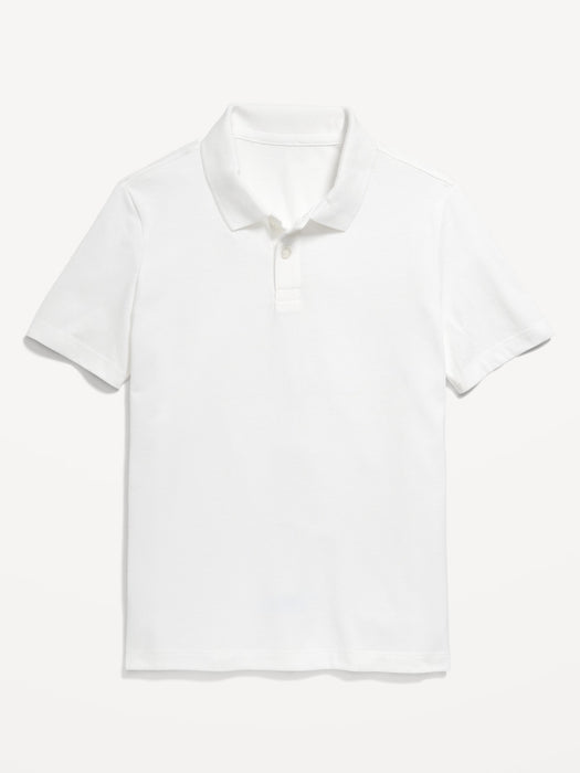 School Uniform Jersey Polo Shirt for Boys