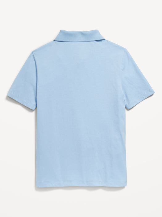 Schuluniform-Polohemd aus Jersey für Jungen