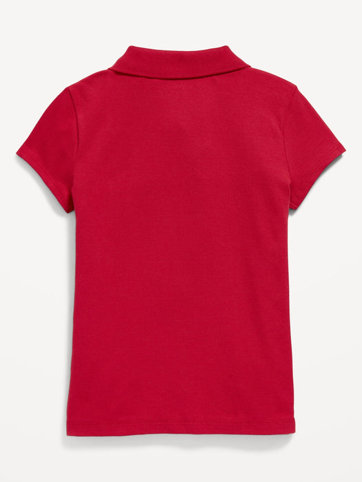 Uniform Pique Polo Shirt for Girls