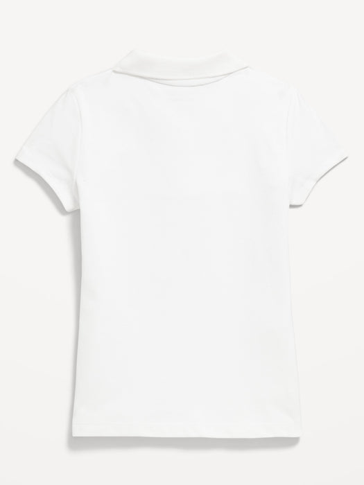 Uniform Pique Polo Shirt for Girls