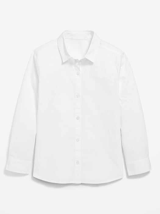 School Uniform Long-Sleeve Shirt for Girls