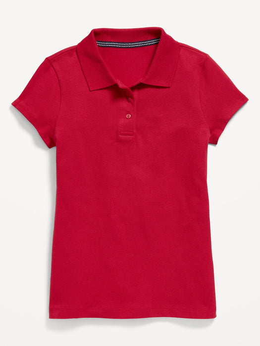 Uniform Pique Polo Shirt for Girls