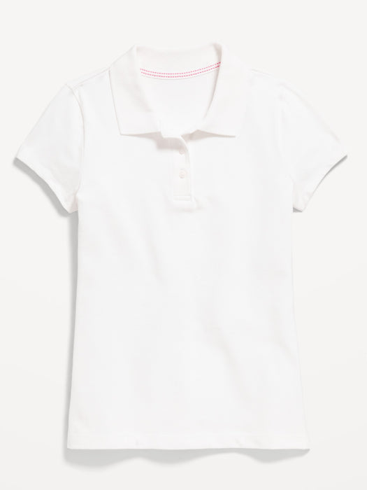Uniform Pique Polo Shirt for Girls