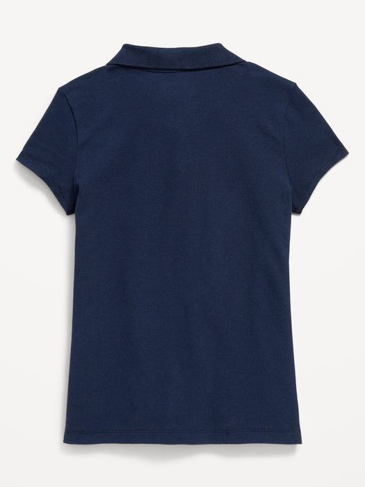 Uniform Pique Polo Shirt for Girls