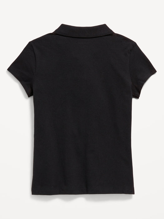 Uniform Pique Polo Shirt for Girls