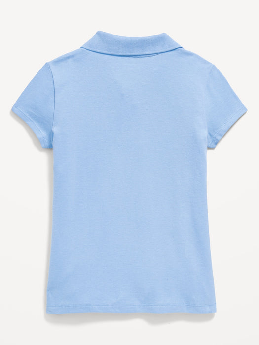 Uniform Pique Polo Shirt for Girls