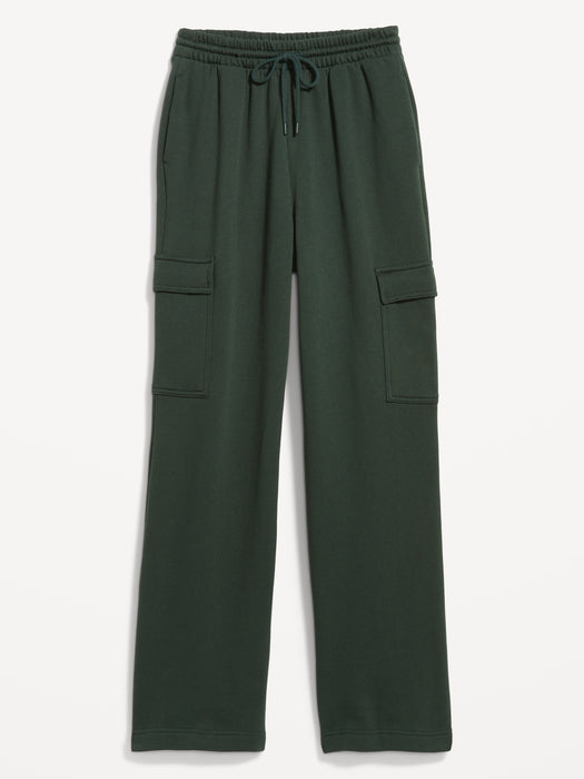 Extra High-Waisted SoComfy Cargo Wide-Leg Sweatpants
