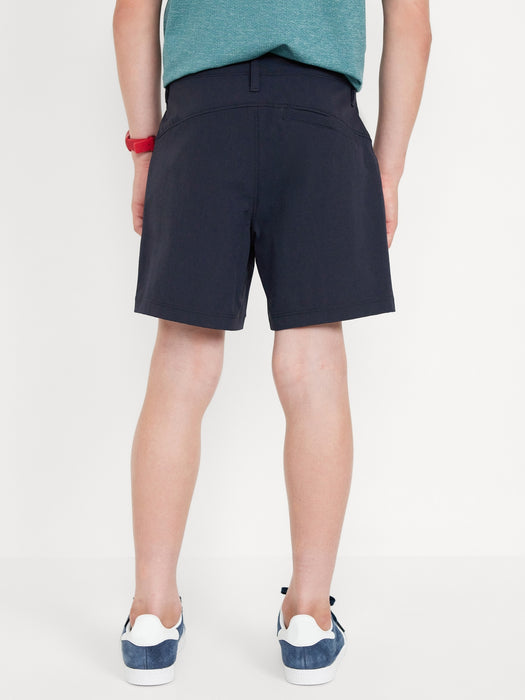 Slim Performance Chino Shorts for Boys (Above Knee)