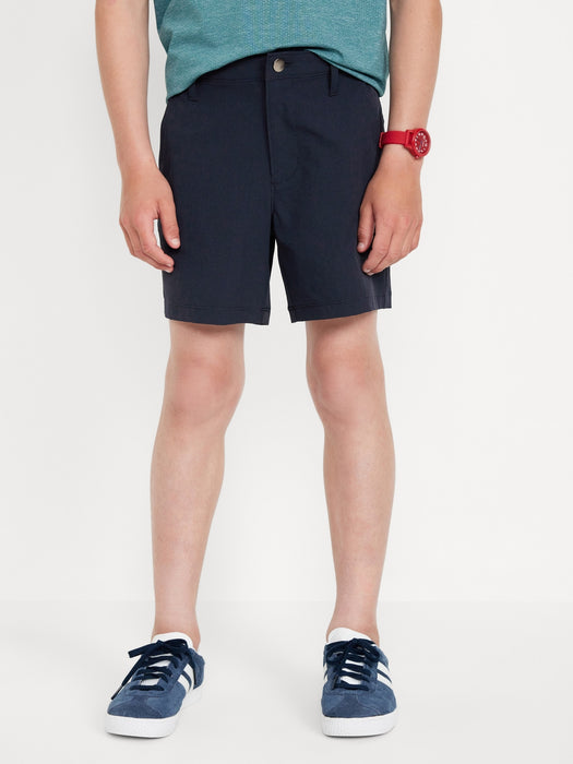 Slim Performance Chino Shorts for Boys (Above Knee)