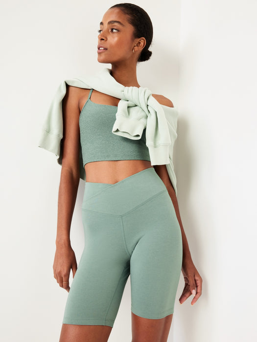 Extra High-Waisted PowerChill Biker Shorts -- 8-inch inseam