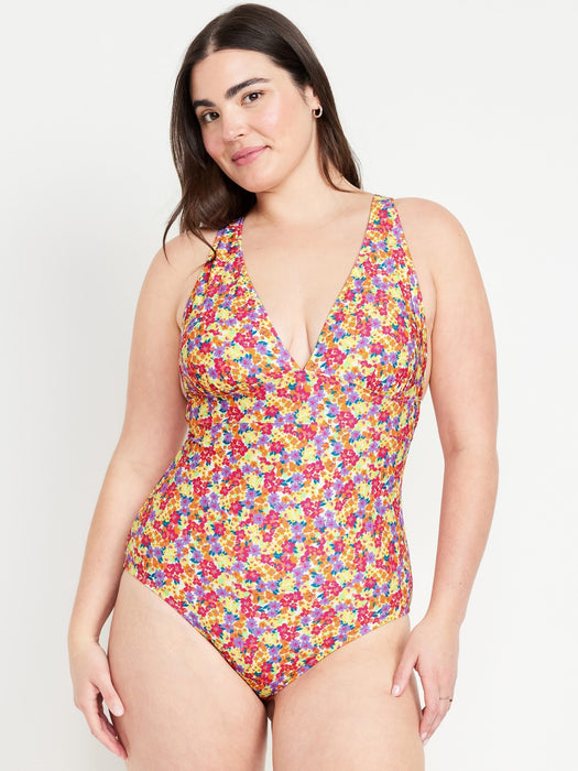 Tie-Back One-Piece Swimsuit