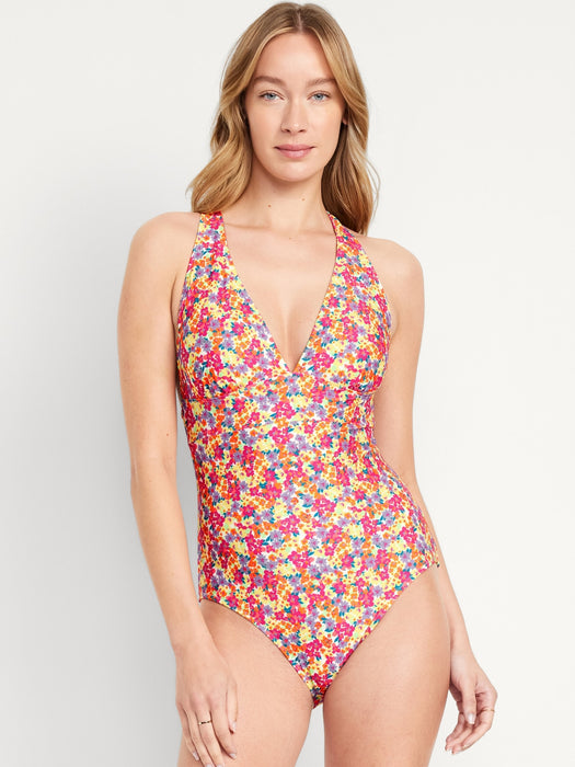 Tie-Back One-Piece Swimsuit