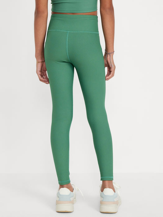 High-Waisted PowerSoft 7/8-Length Performance Leggings for Girls